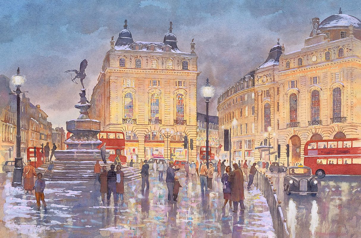 Piccadilly Circus Aglow