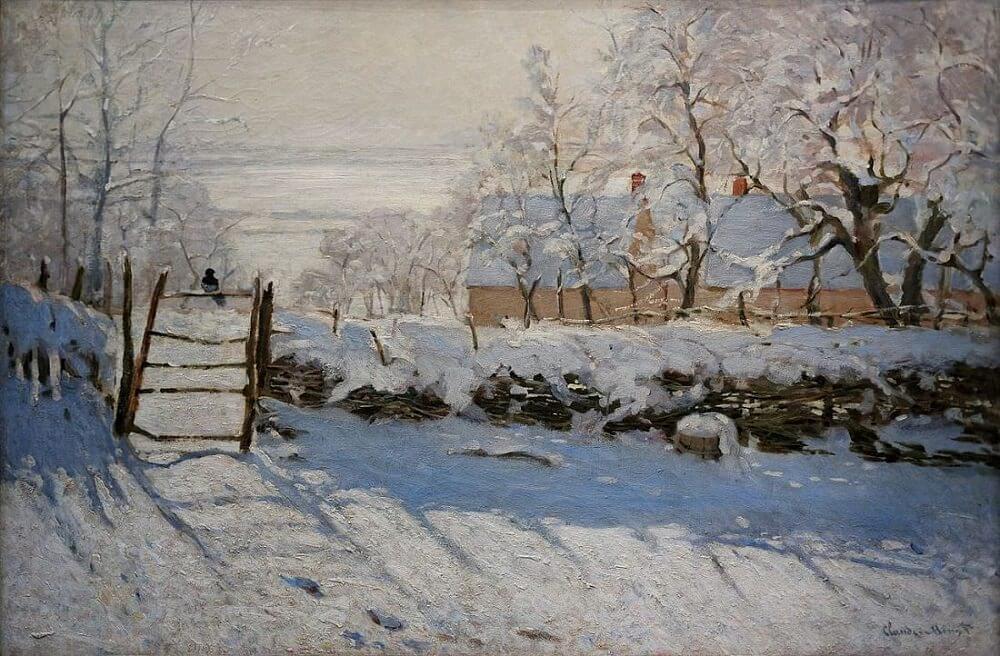 Claude Monet's The Magpie (1868-1869)